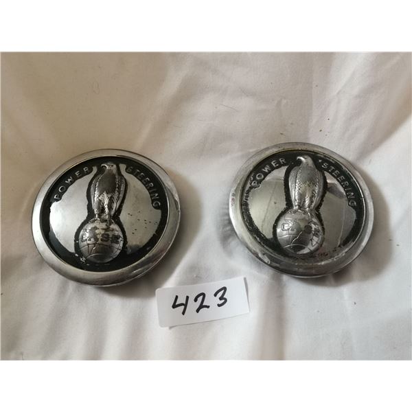 Two Case Eagle Metal Emblems