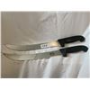 Image 1 : Two Large Victorinox Butchering Knives