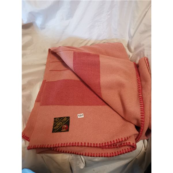Vintage Trapper Point wool Blanket Grewat Condition
