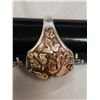 Image 9 : 10k and Sterling Silver Shank Ring