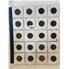 Image 1 : Page of Large 1 cent coins 1859-1019