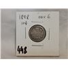 Image 1 : 1898 OBV 6 Silver 10 cent