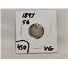 Image 1 : 1897 Silver 5 cent