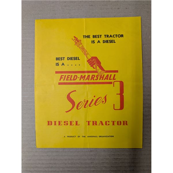 Field Marshall Series 3 Diesel Tractor Brochure