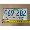Image 1 : (1) 1976 Sask License Plate
