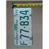 Image 2 : (1) 1970 Sask License Plate