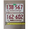 Image 2 : (2) 1975 Sask License Plates