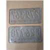 Image 3 : (2) 1971 Sask License Plates