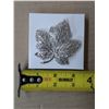 Image 2 : Large 2" Maple Leaf Brooch