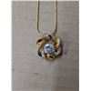 Image 7 : (3) Gold Tone Necklaces w/ Coloured Stones