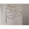 Image 1 : (2) Gold Tone Necklaces, Bracelets, Misc.