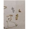 Image 3 : (2) Gold Tone Necklaces, Bracelets, Misc.