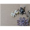 Image 5 : (6) Brooches Frog, Hat, Dog (2) Missing Pin
