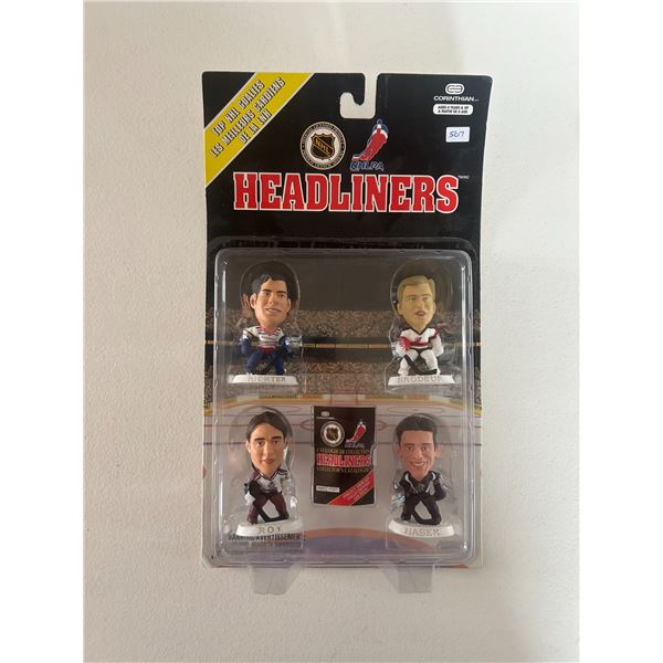 Headliners - Mini Hockey Figurines (Roy / Brodeur / Richter / Hasek)