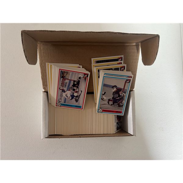 Box of CHL Hockey Cards