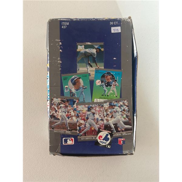 1991 Fleer Ultra Box of Unopened Baseball Packs