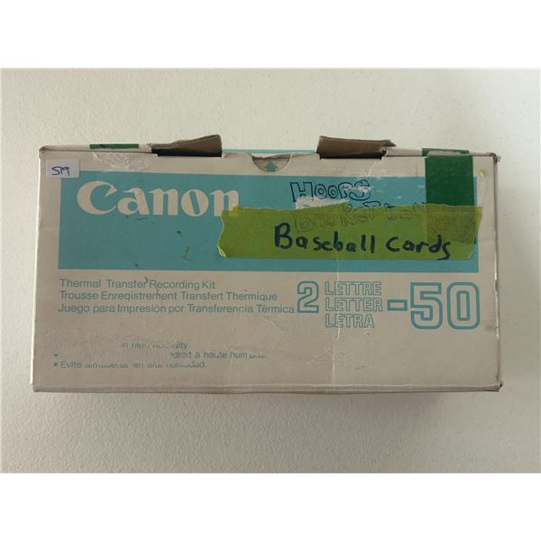 Box of Assorted Baseball Cards