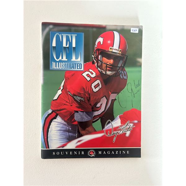 Autographed CFL Magazine