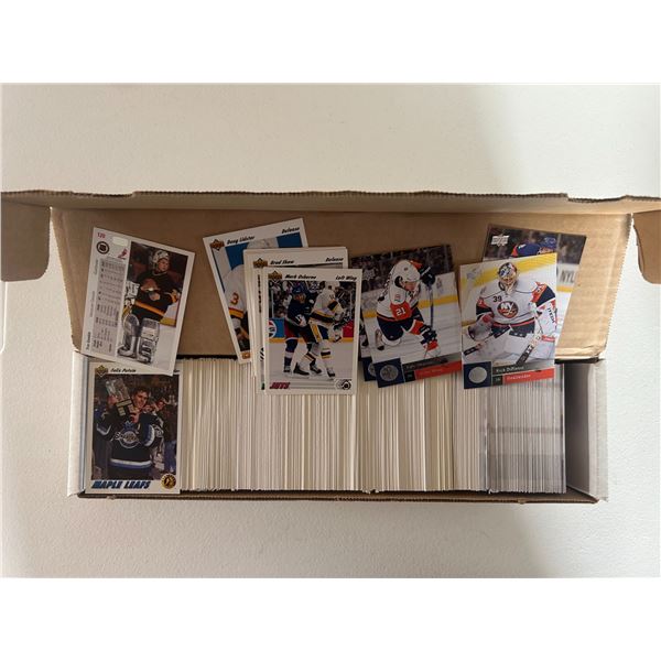 Box of Assorted Hockey Cards