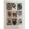 Image 1 : Serial Numbered Rookie Cards - 1 Sheet (9 Hockey Cards)