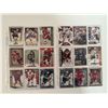 Image 1 : Assorted Rookie Cards - 2 Sheets (18 Hockey Cards)