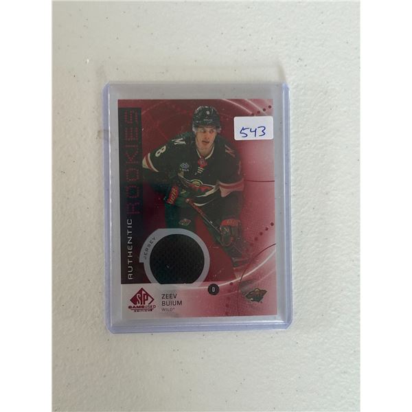 Zeev Buium - Rookie Jersey Card