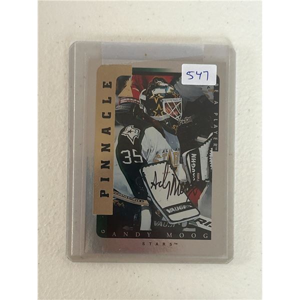 Andy Moog - Autographed Hockey Card