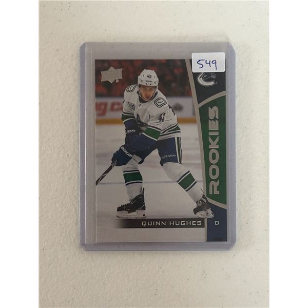 Quinn Hughes - Rookie Card