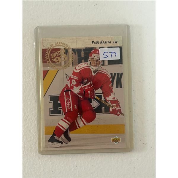 Paul Kariya - Rookie Card