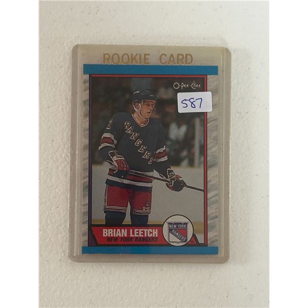 Brian Leetch - Rookie Card