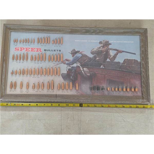 Speer bullets - ammunition display- 21"L