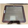 Image 1 : Square Mirror w/ Hangers on Mirror  21"x22"