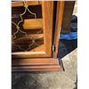 Image 6 : Hutch and Buffet (2 parts) China Cabinet. Two glass shelves and plate rails on all three levels- wit