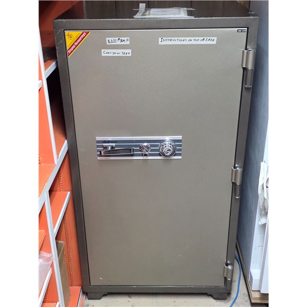 Very large safe with instructions- 30 1/8"W by 25.75"deep by 56.5"H