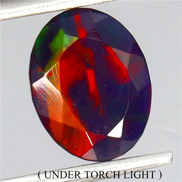 *CANNOT VERIFY, SEE DESC.*Oval Cut Natural OPAL 1.07 AAA Floral Flash Play of Color 9 x 7 mm - Appra