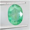 Image 2 : *CANNOT VERIFY, SEE DESC.*Oval Cut 100% Natural and Unheated 0.82 ct. Emerald, High Clarity 7 x 5 mm