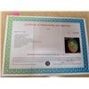 Image 2 : *CANNOT VERIFY, SEE DESC.*Amazing Oval Cabochon OPAL 3.09 ct. AAA Floral Flash Play of Color 14 x 10