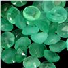 Image 2 : *CANNOT VERIFY, SEE DESC.*Round Cut Natural Top Green Emerald 42 pcs. 4.30 ct. 3 mm- Appraised Repla