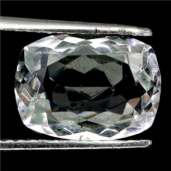 *CANNOT VERIFY, SEE DESC.*Antique Cut Natural Unheated 7.95 ct. White Topaz, High Clarity 14 x 10 mm
