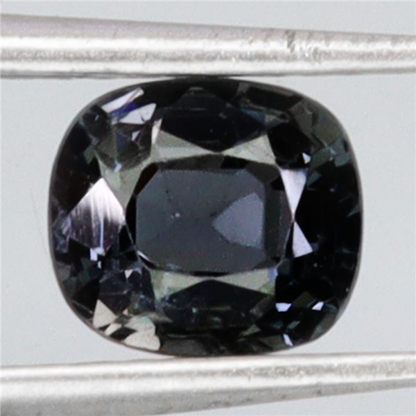 *CANNOT VERIFY, SEE DESC.*Antique Cut Natural Unheated Sparkling 1.10 ct. Blue Spinel, High Clarity 