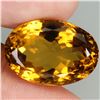 Image 1 : *CANNOT VERIFY, SEE DESC.*Big Oval Cut Natural Orangey Yellow Citrine 19.05 ct. High Clarity 20 x 14