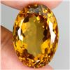 Image 2 : *CANNOT VERIFY, SEE DESC.*Big Oval Cut Natural Orangey Yellow Citrine 19.05 ct. High Clarity 20 x 14