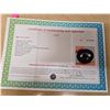 Image 3 : *CANNOT VERIFY, SEE DESC.*Oval Cut with Checkerboard Table Unheated Black Spinel 11.81 ct. 13.7 x 11