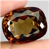 Image 1 : *CANNOT VERIFY, SEE DESC.*Big Antique Cut Champagne Color Imperial Topaz 17.47 ct. 17 x 13 mm - Appr