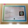 Image 2 : *CANNOT VERIFY, SEE DESC.*Oval Cabochon OPAL 6.05 ct. Floral Play of Color 16 x 13 mm - Appraised Re