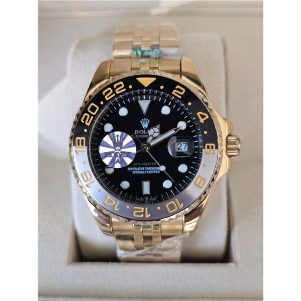 FULLY HIGH-QUALITY AUTOMATIC REPLICA, WITH OEM FULL SET - BOX, PAPERS AND BAG