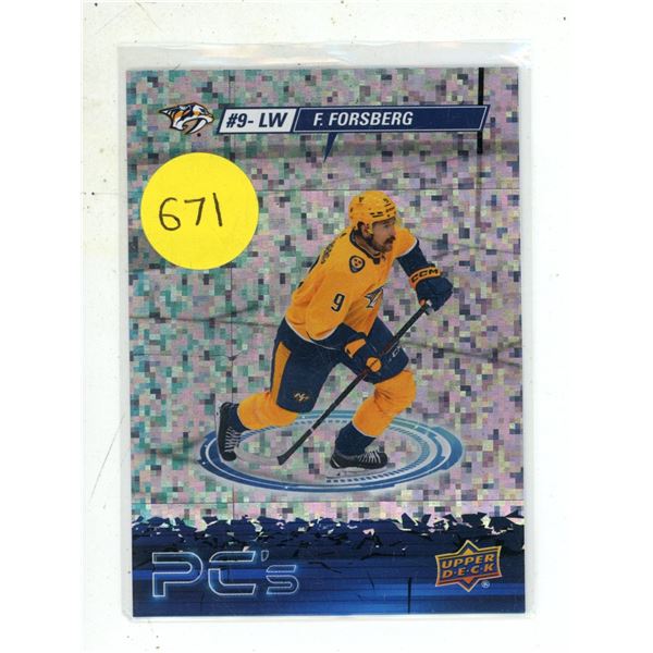 2023-24 Upper Deck Series 2 Hockey - PC's - #9-LW - F. Forsberg.