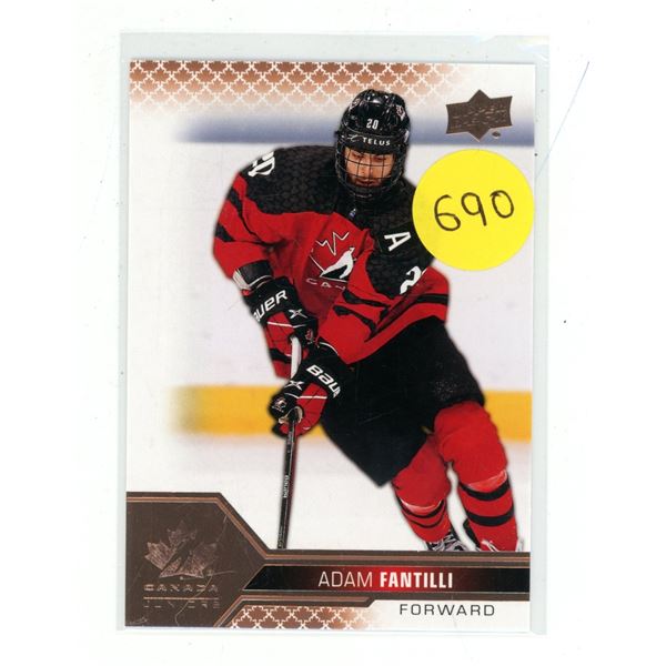 2022 Team Canada Juniors - Upper Deck - Adam Fantilli.