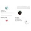 Image 1 : 6.55 ct Certified Brazilian Emerald gemstone ($6,850 Appraisal)