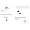 Image 1 : 3.83 ct Certified Untreated Pink Sapphire gemstone Pair ($5,350 Appraisal)